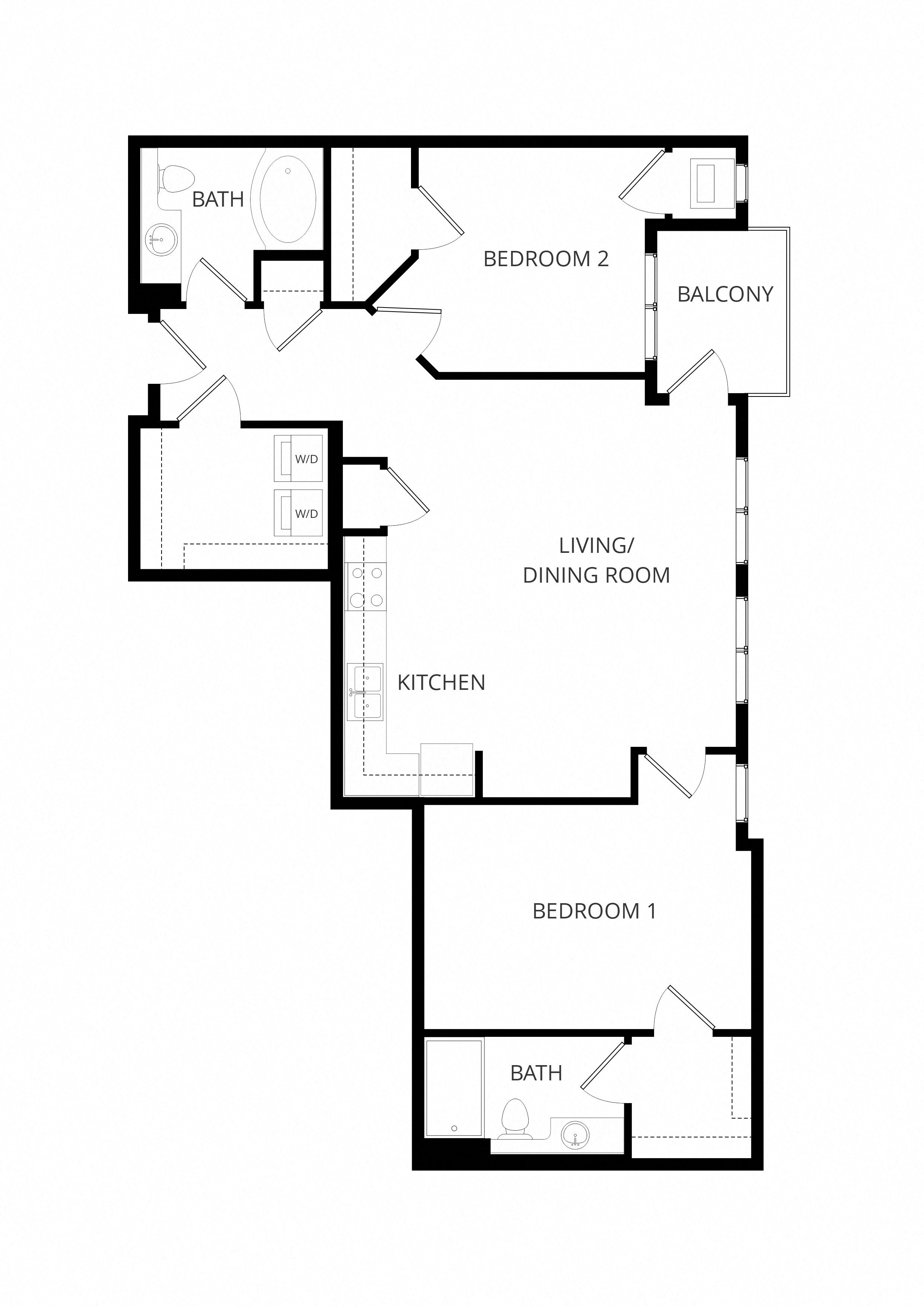 C8 2x2 floor plan